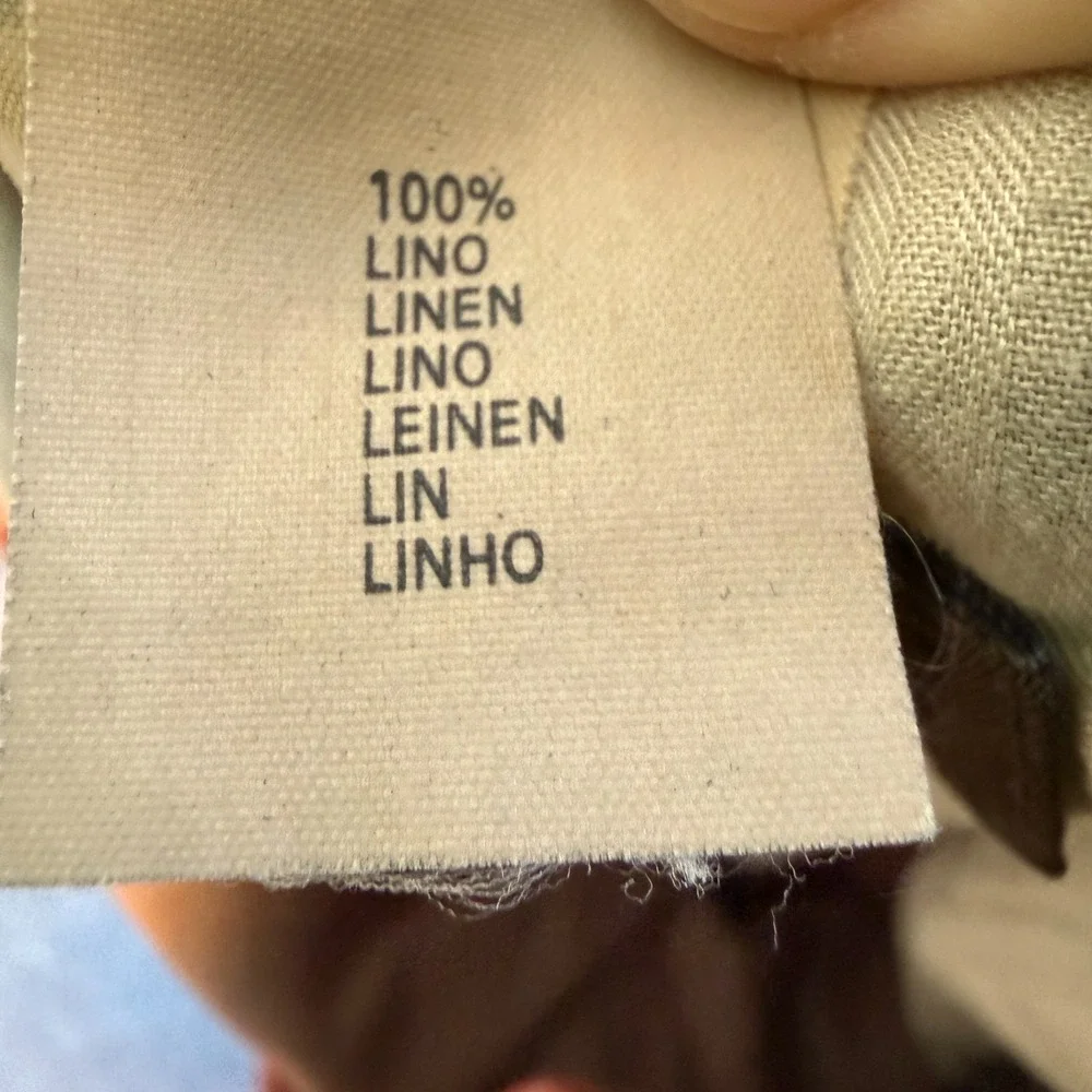 Ermenegildo Zegna Linen Pants Mens 36x28 Salmon Straight Leg Chinos Old‎ Money
